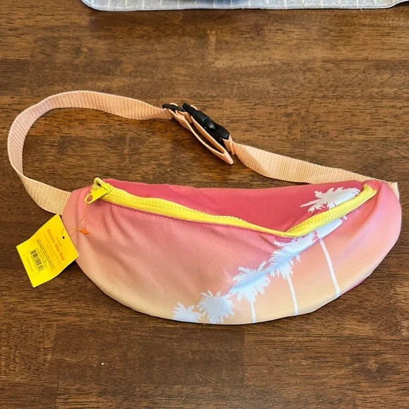 Tropical 2-Can Cooler Hip Bag by Sun Squad - Picture 1 of 5